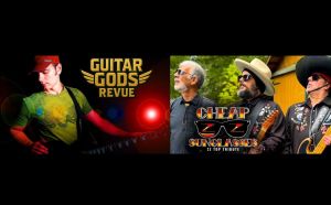Rod DeGeorges Guitar Gods Revue w Cheap Sunglasses ZZ Top Tribute