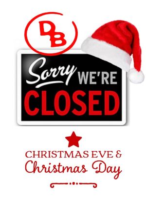 Closed Christmas Eve