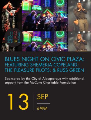 Blues Night on Civic Plaza Featuring Shemekia Copeland The Pleasure Pilots  Russ Green