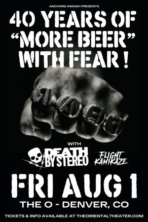 Fear  40th Anniversary of More Beer