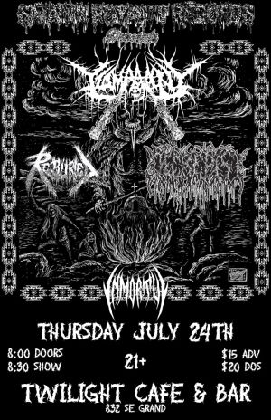 Satanik Royalty Records Showcase w Tzompantli ReBuried Decrepisy Inmortui