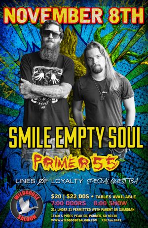 Silhouettes  Mayhem Tour w Smile Empty Soul and Primer 55