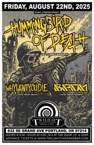 Hummingbird of Death w Why Wont You Die Red Panda Death March  Guest