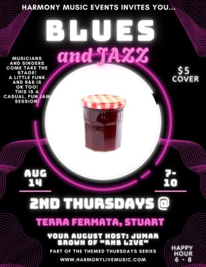 Blues amp Jazz Jam hosted by JUMAR BROWN of RNB LIVE