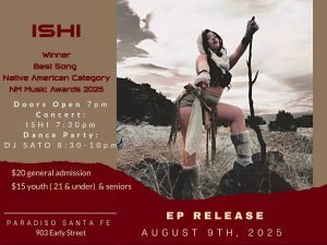 ISHI  Concert and dance party to celebrate the release of Ishis debut recording project