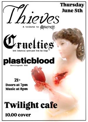 Thieves Ministry Tribute w Cruelties plasticblood