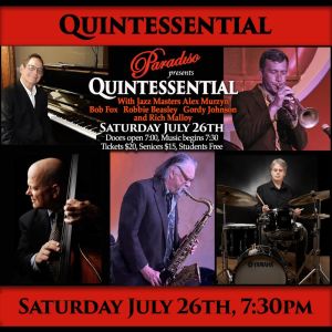 QUINTESSENTIAL  Five of New Mexicos Finest Jazz Masters