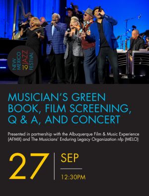 MUSICIANS GREEN BOOK FILM SCREENING Q  A AND CONCERT