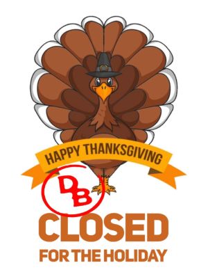 Closed Thanksgiving Day