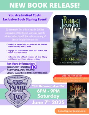 Book Release Party Riddle of the Jeweled Cipher