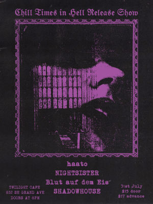  Strzyga w Blut auf den Eis NIGHTSISTER Release Show haato