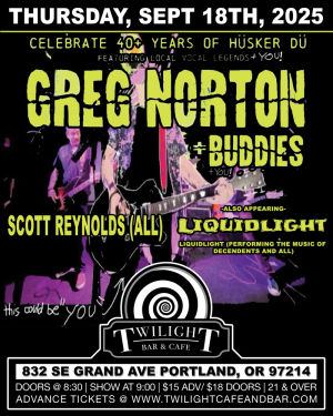 Greg Norton Hsker D Buddies  YOU w Scott Reynolds of ALL  LiquidLight performing the music of Descendents  ALLSing or shred with the band
