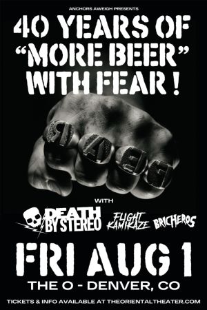 Fear  40th Anniversary of More Beer