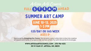 Full STEAM Ahead Art Camp at the Ocotillo