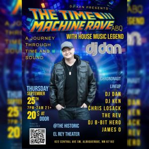 DJ DAN  DJ KEN  CHRIS LOSACK  THE REV  DJ 8BIT HERO  JAMES O