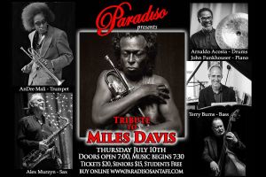 Award Winning Trumpeter AnDre Mali  Miles Davis Tribute