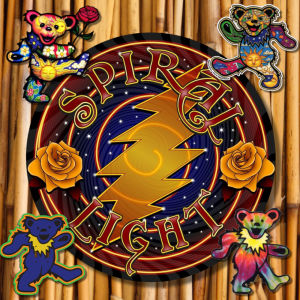 GRATFUL DEAD NIGHT WITH SPIRAL LIGHT