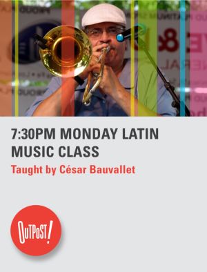 Apr 7  May 26 730pm Monday Latin Music Class