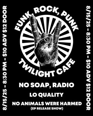 No Soap Radio w Lo Quality No Animals Were Harmed