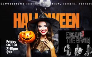 ESCAPE THE BRAIN  Halloween Costume Party and Contest