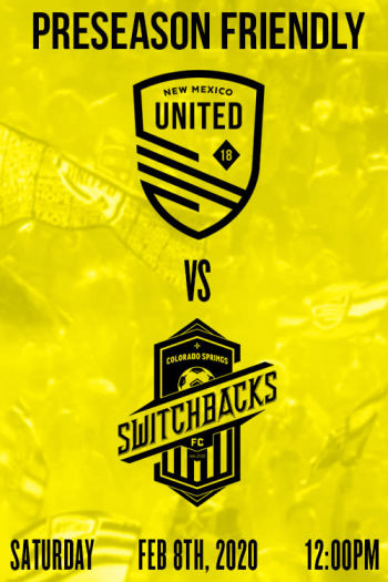New Mexico United Preseason Albuquerque Unm Soccer Complex 2020 02 08 12 00 00
