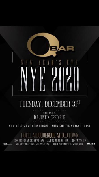 New Year S Eve Albuquerque Qbar Lounge 2019 12 31 21 00 00