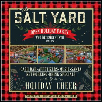 Open Holiday Party Albuquerque Salt Yard East 2019 12 18 15 00 00