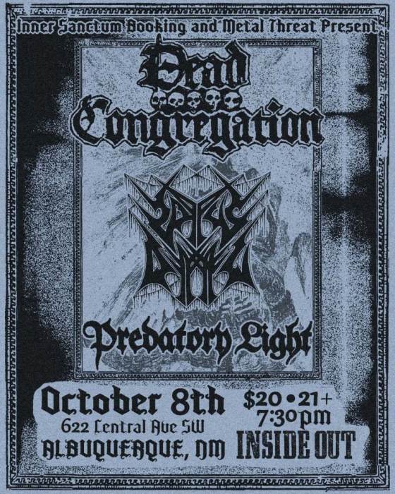 Dead Congregation * Corpus Offal * Predatory Light