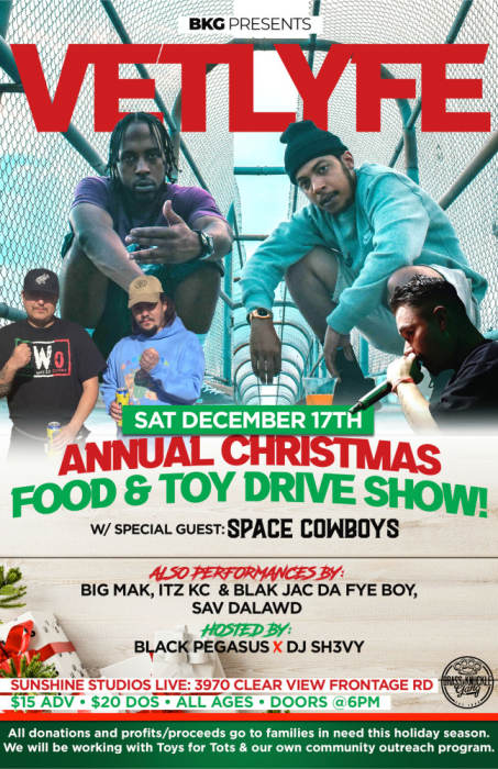 Bkg Christmas Toy Food Drive Concert