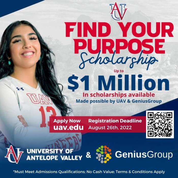Up to $1 Million in Scholarship Opportunities!