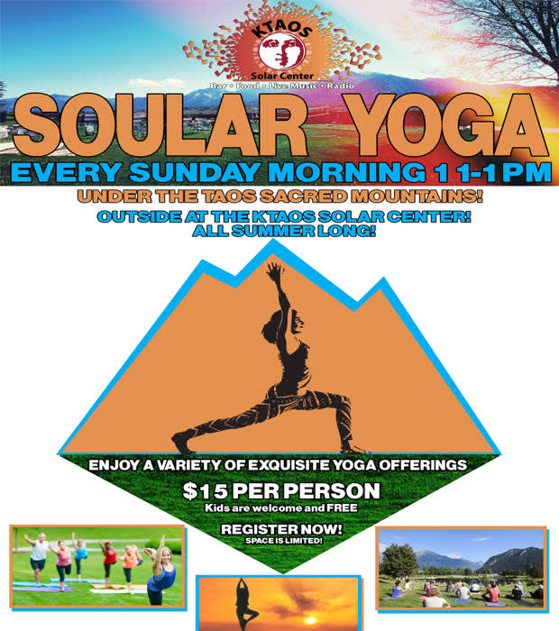 Soular Yoga w Regina Pasquarello of Taos Yoga Festival The KTAOS