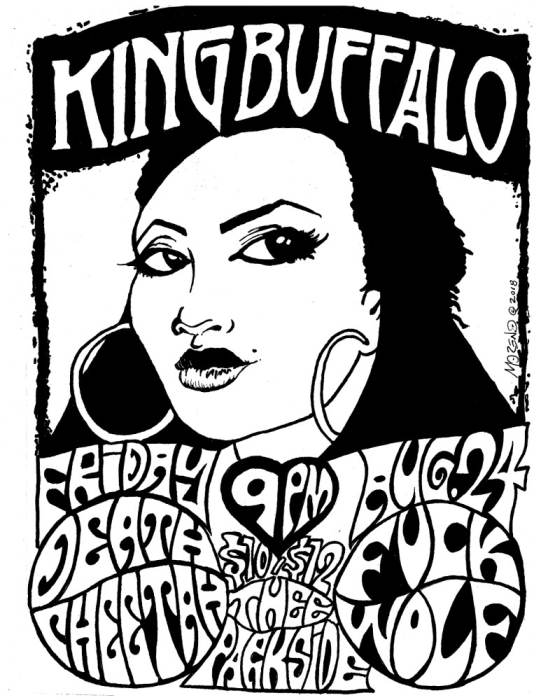 King Buffalo Fuckwolf Death Cheetah Thee Parkside San Francisco CA 