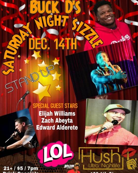 Saturday Night Sizzle Elijah Williams Zach Abeyta Hush Ultra