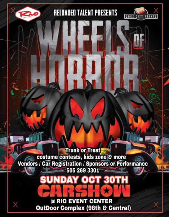 WheelS Of Horror / Carshow & Concert TRUNK OR TREAT Club Rio