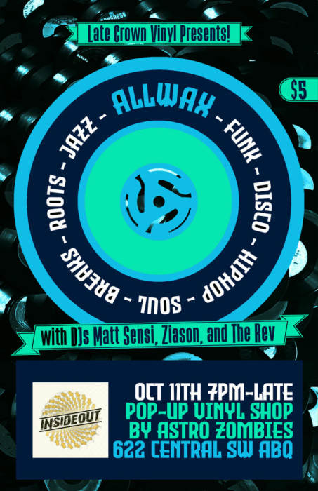 ALL WAX featuring  DJs Matt Sensi * ZIASON * The Rev