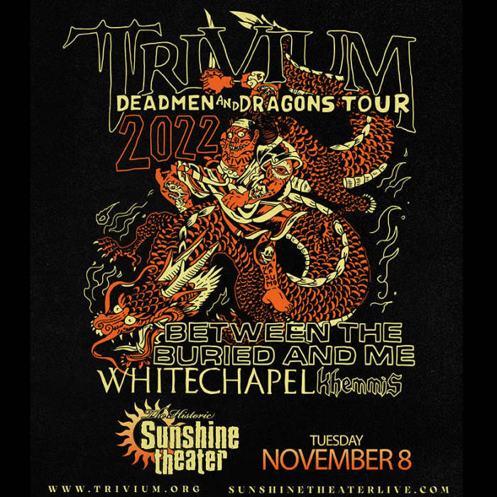 TRIVIUM : Deadmen And Dragons Tour