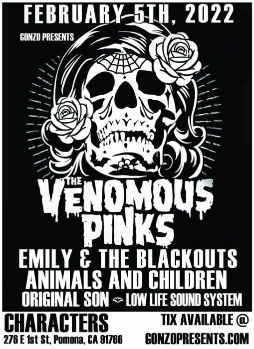 VENOMOUS PINKS, Emily and the Blackouts