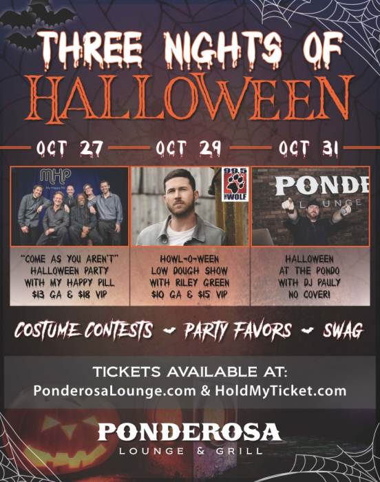Riley Green HowloWeen Low Dough Show with 99.5 The Ponderosa