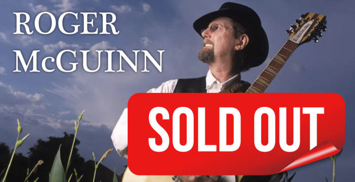 Roger McGuinn - Limited Seats Available.