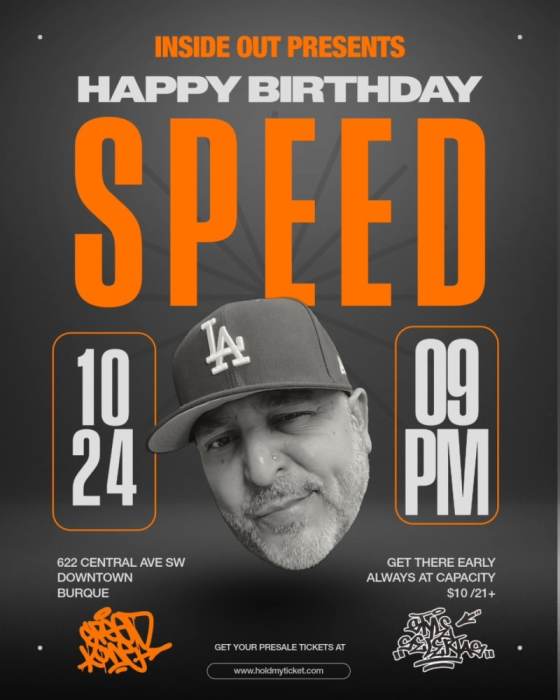 SPEED ONE BIRTHDAY BASH 