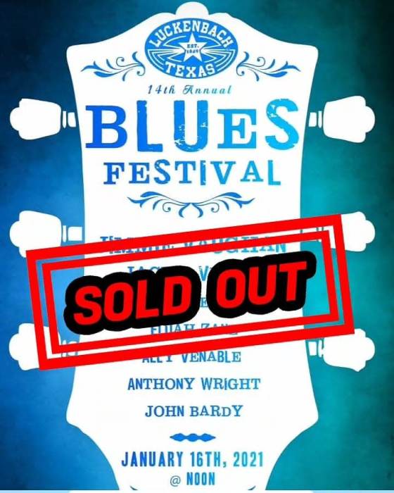 14th Annual Blues Festival SEATED OUTDOOR SHOW ...