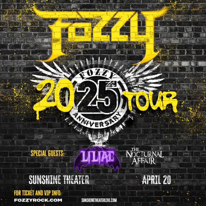 Fozzy 25th Anniversary Tour