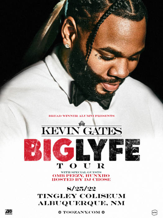 KEVIN GATES BIG LYFE TOUR Tingley Coliseum Albuquerque, NM August