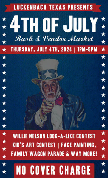 4th of july concert in fredricksberg tx