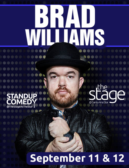 Brad Williams Sept 11th- 7p show @ The Stage at Santa Ana Star Casino ...