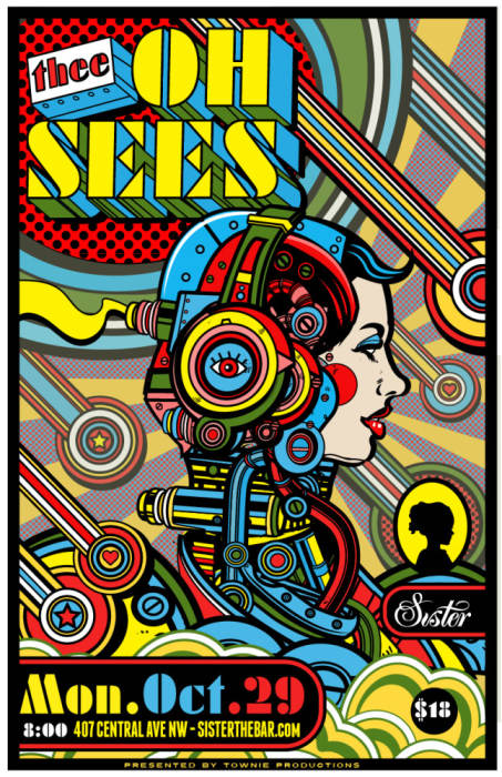 Oh Sees With Prettiest Eyes Sister Albuquerque Nm October 29th 18 8 00 Pm Oh Sees With Prettiest Eyes Sister Albuquerque Nm October 29th 18 8 00 Pm
