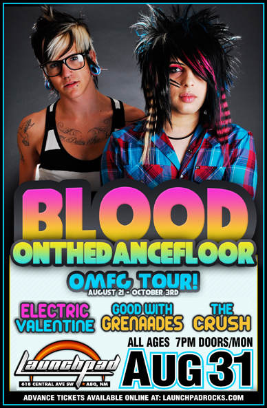 Blood On The Dance Floor Electric Valentine Good Launchpad