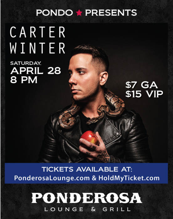 Pondo Presents Carter Winter Ponderosa Lounge Grill