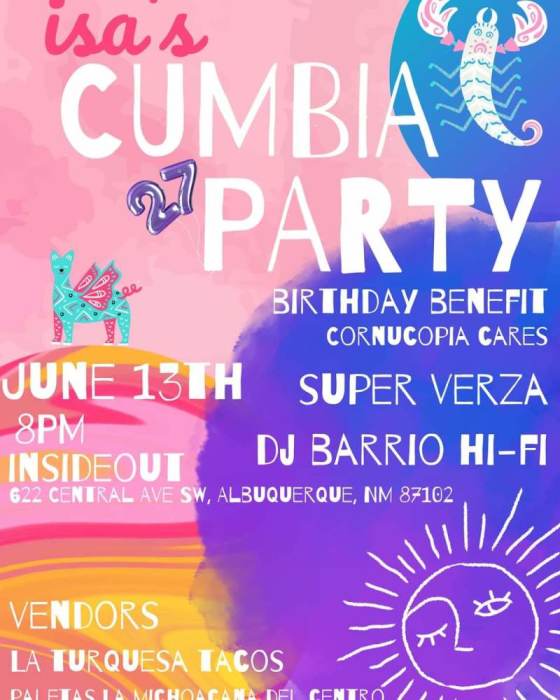 Isa's Cumbia Party w/ SUPER VERZA * DJ BARRIO HI-FI
