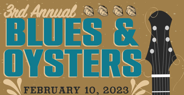3rd Annual Blues & Oysters with Robin Scott and Jhett Black